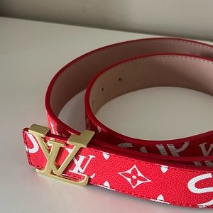 Louis Vuitton X Supreme Belt